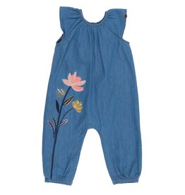 Noruk Denim Floral Romper