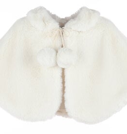 Casero Cozy Cape in Ivory