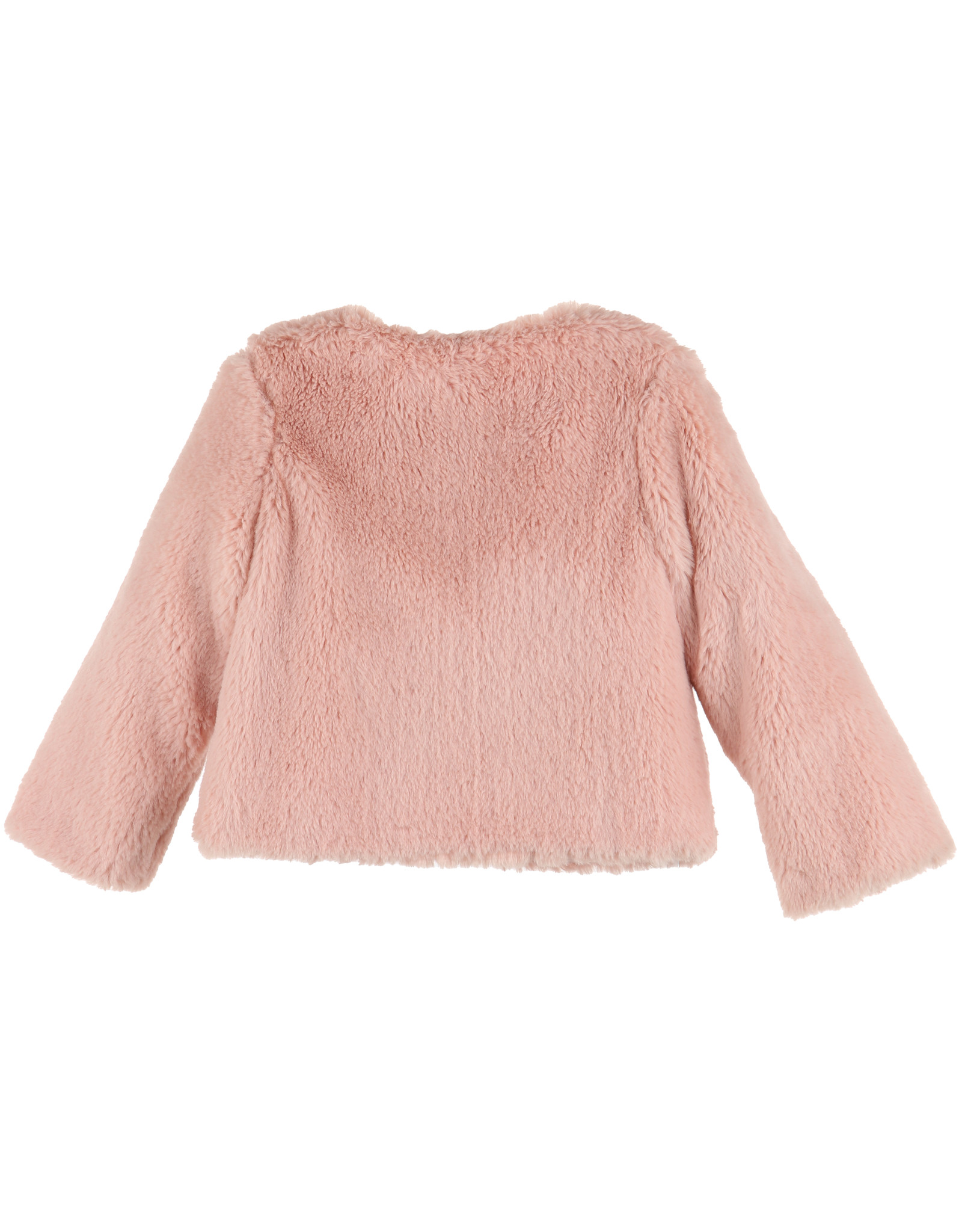 Casero Cozy Fur Jacket in Pink