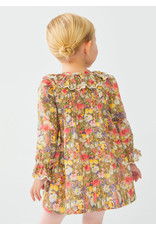 Abel & Lula Toddler Blush Poplin Dress with Collar