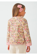 Abel & Lula Blush Floral Reversible Jacket