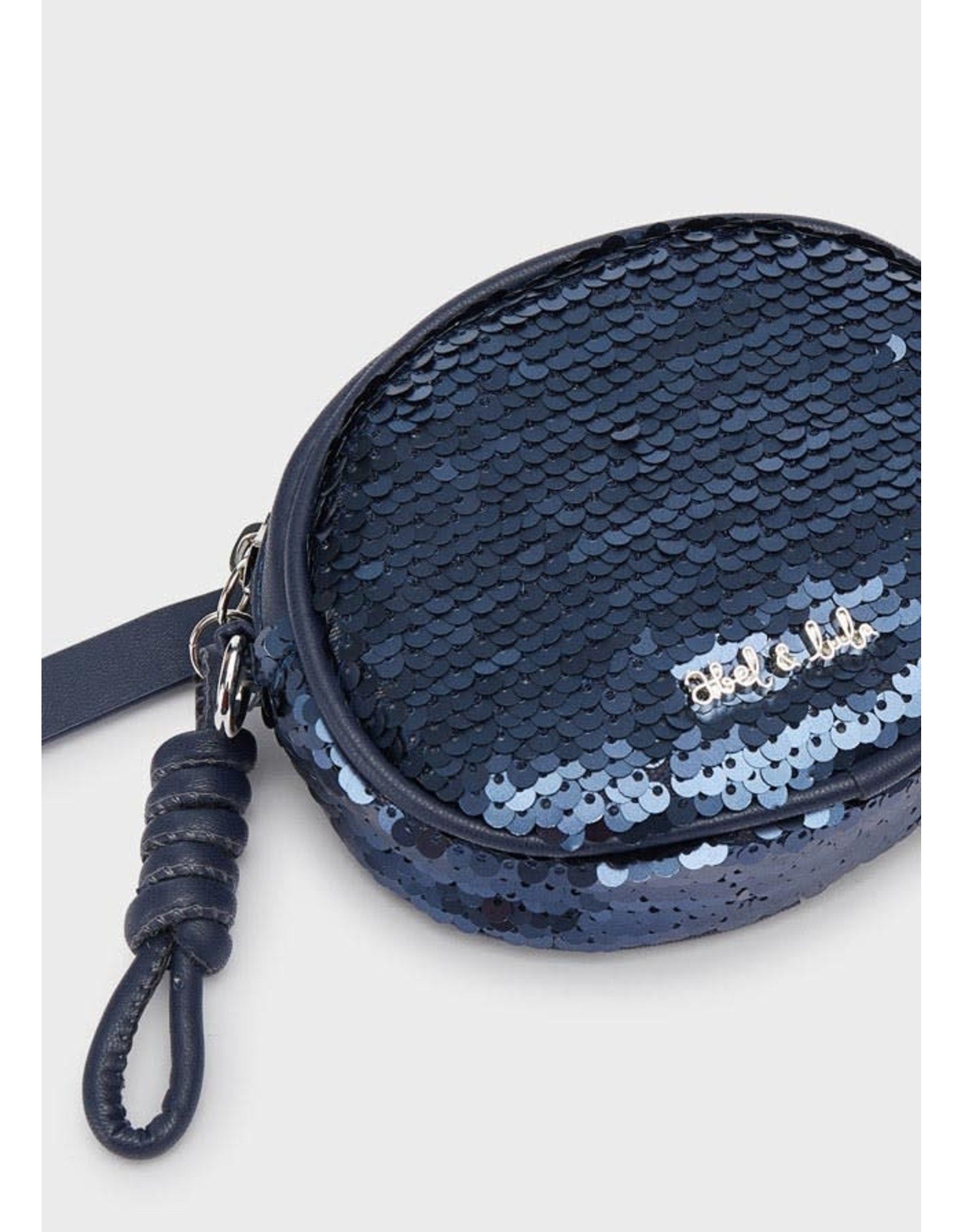 Abel & Lula Sequins Bum Bag in Navy