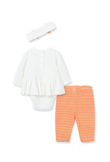 Little Me Candy Corn Bodysuit and Legging Set (6M)