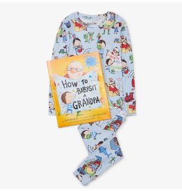 Books to Bed How to Babysit a Grandpa Book & PJ Set