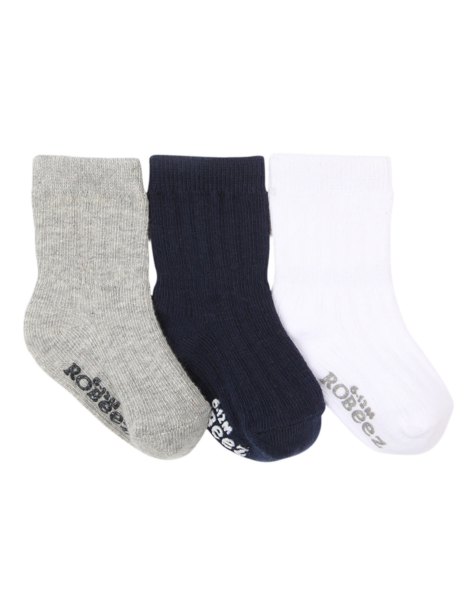 Robeez Boys Basic Socks 3-Pack