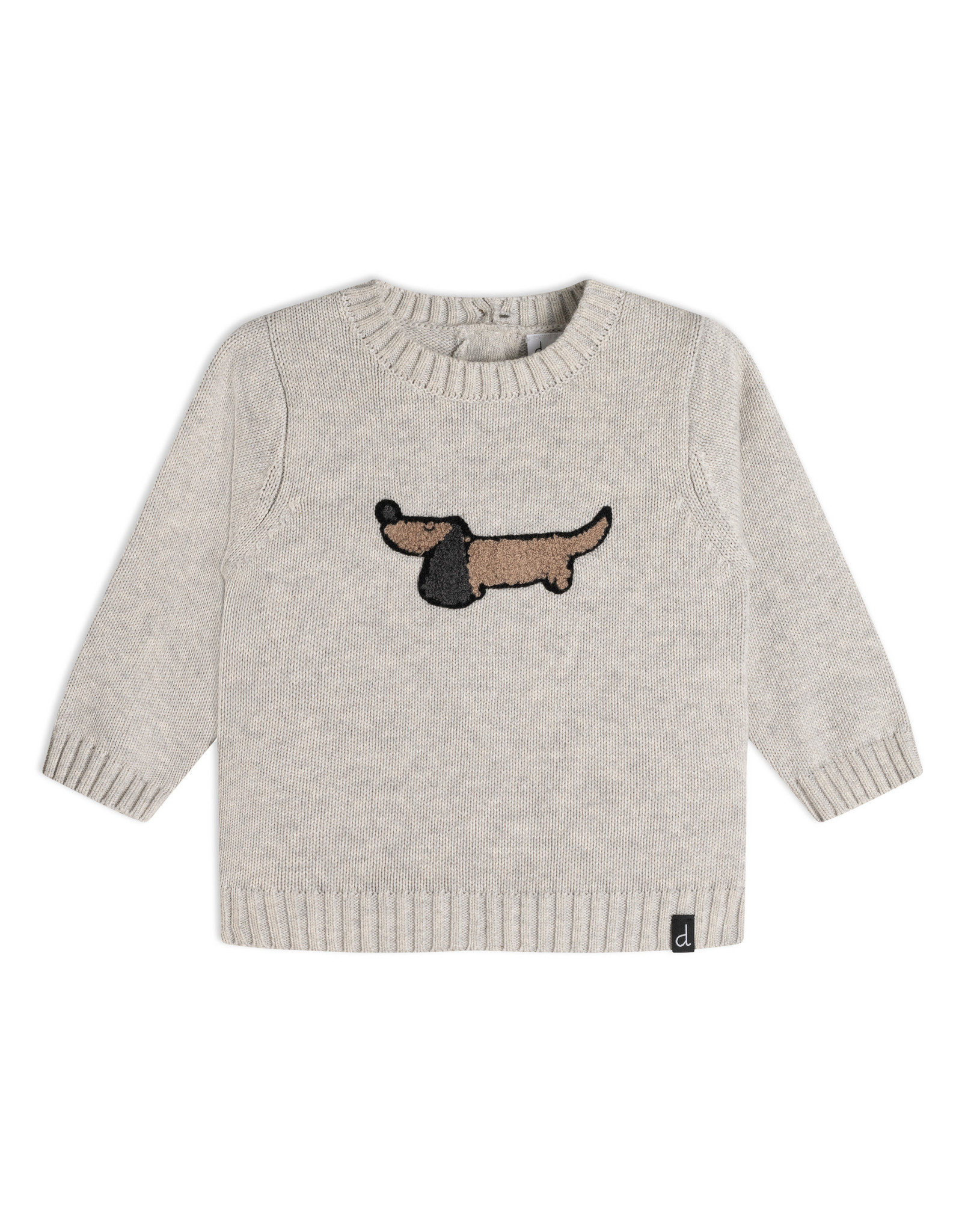 Deux Par Deux Weiner Dog Top & Pant Knit Set