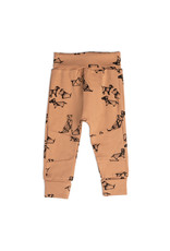 Deux Par Deux Tawny Birch Origami Dog Top & Pant Set