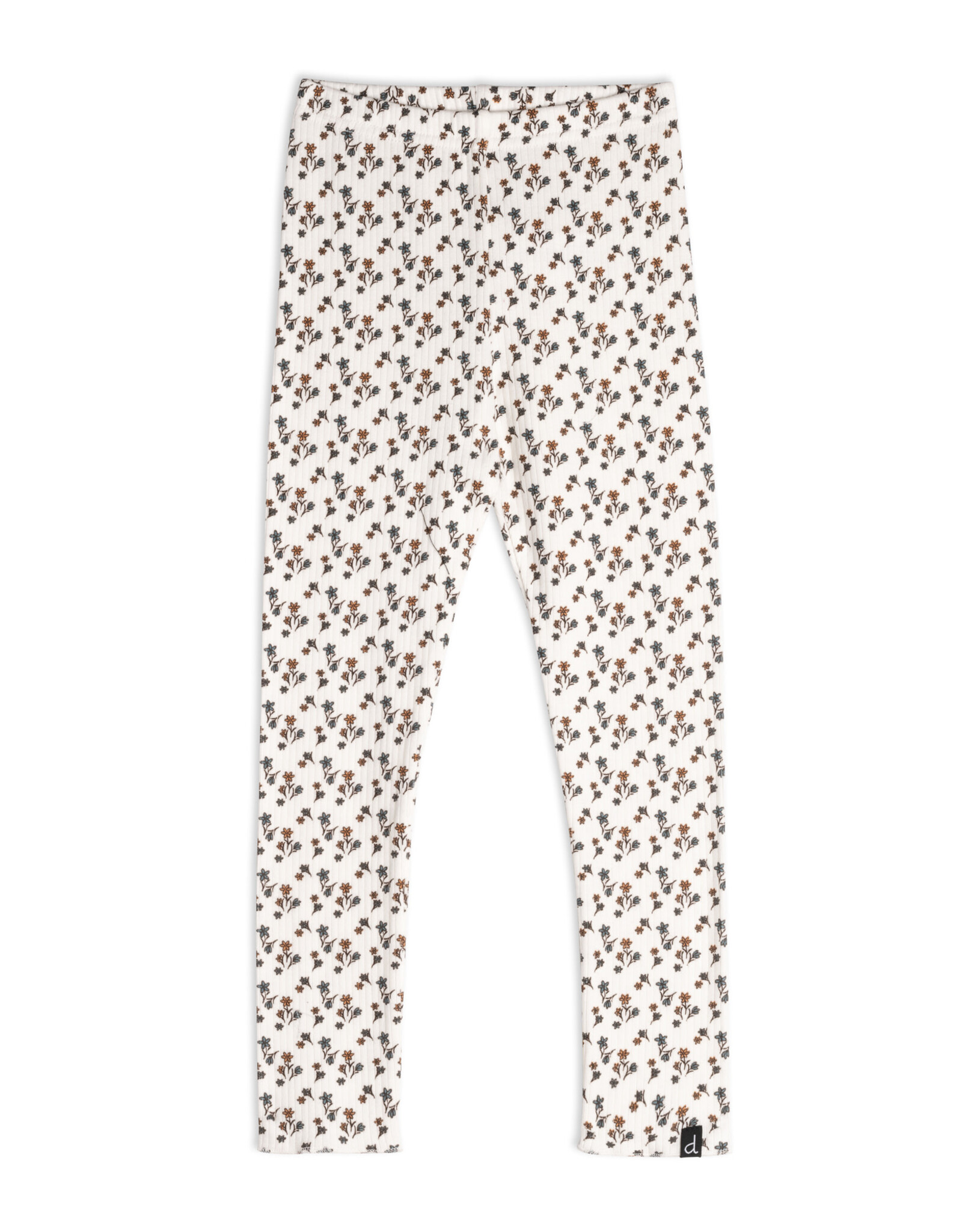 Deux Par Deux Little Flowers Rib Legging