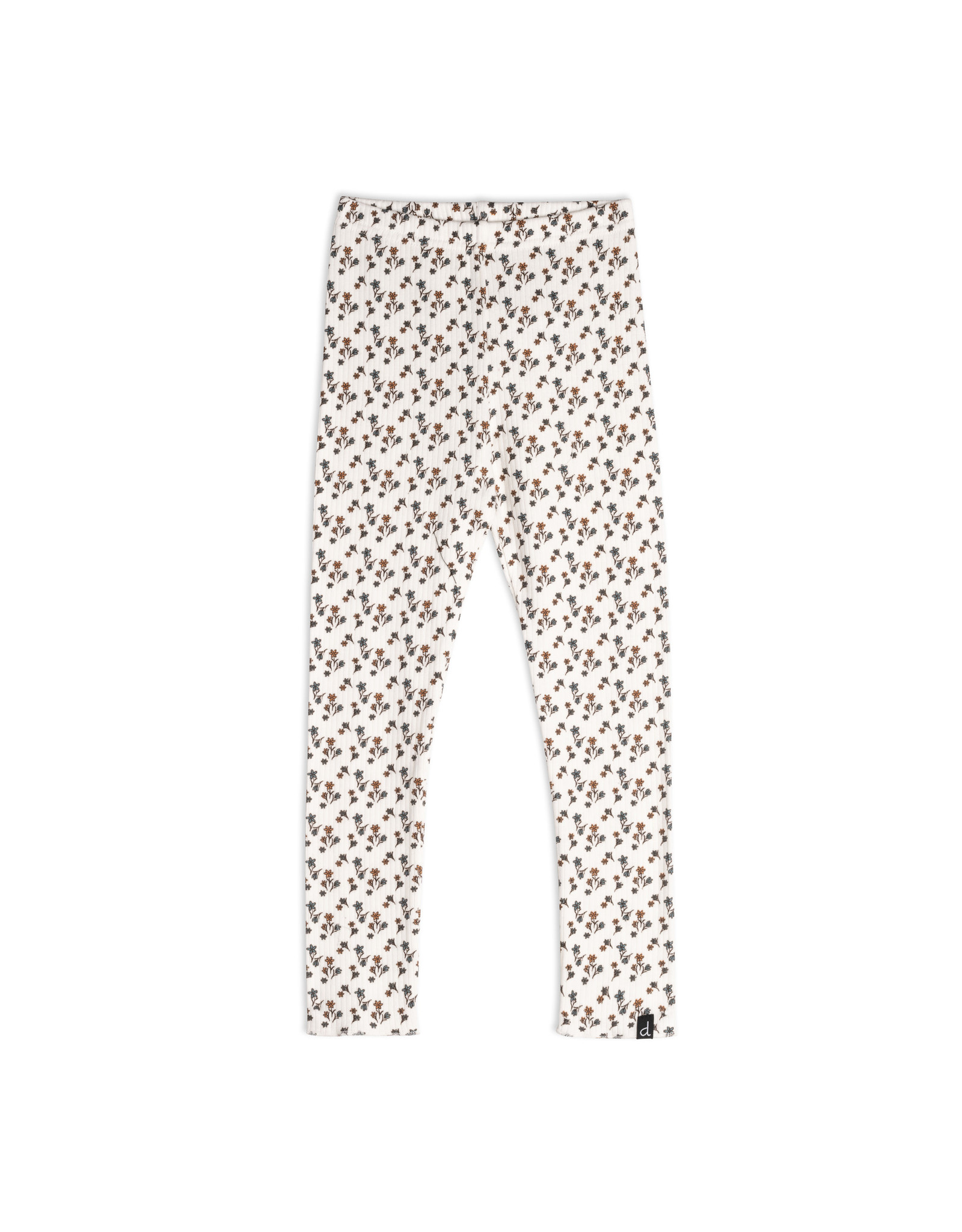 Deux Par Deux Little Flowers Rib Legging