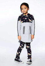 Deux Par Deux Light Heather Grey Hooded Dress