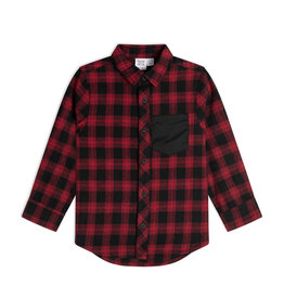 Deux Par Deux Red Plaided Shirt