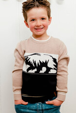 Deux Par Deux Nomad Knit Bear Top