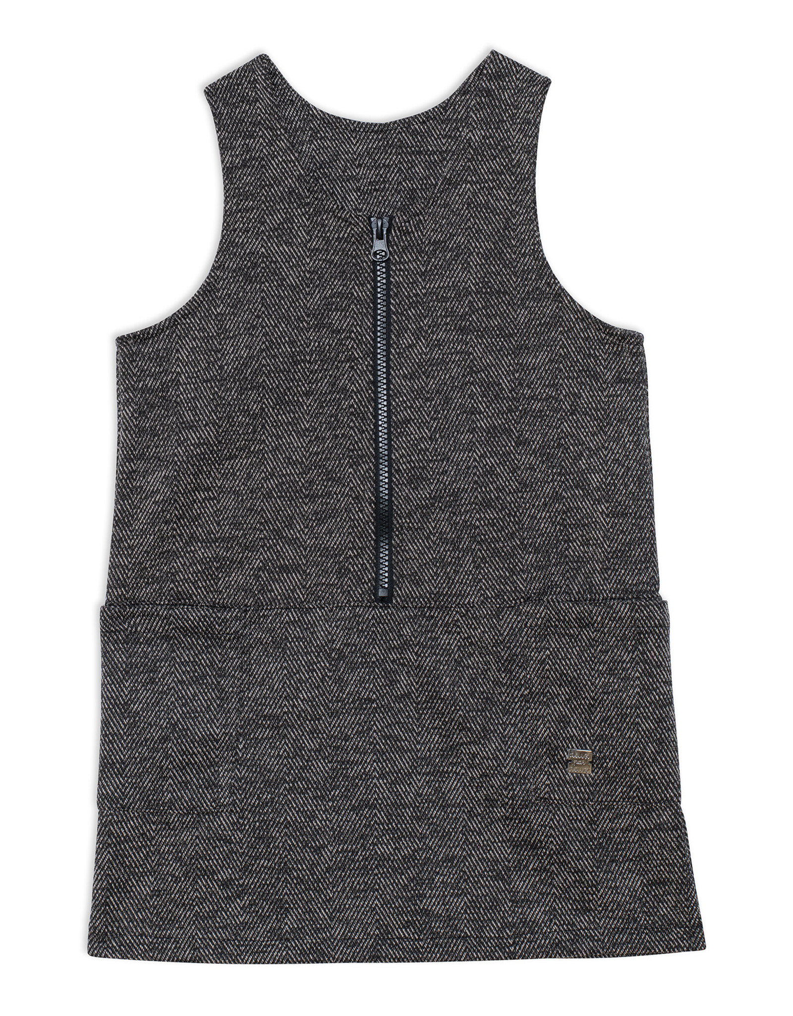 Deux Par Deux Anthracite Jumper w/Pocket & Zipper
