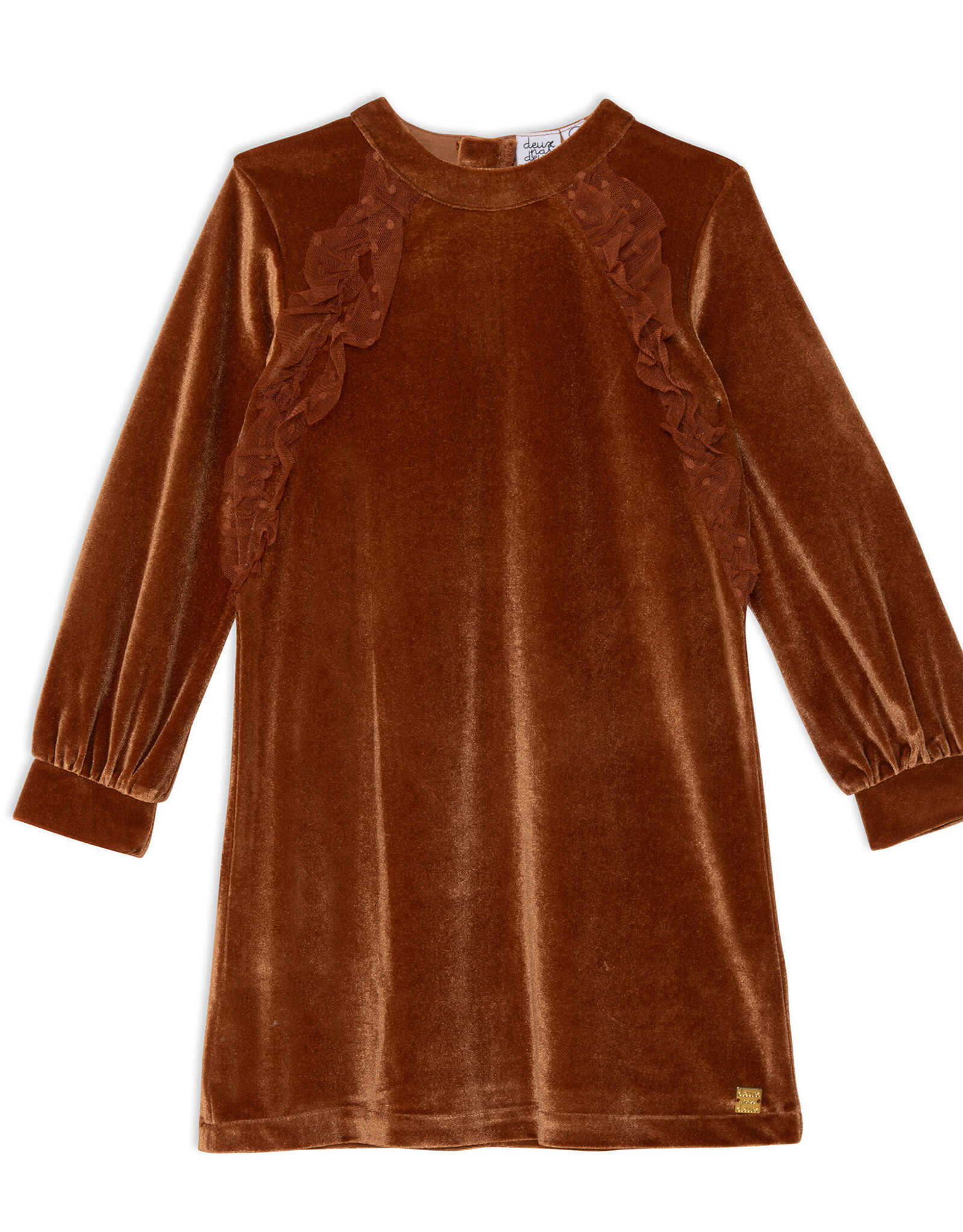 Deux Par Deux Cathay Spice Dress w/Frill