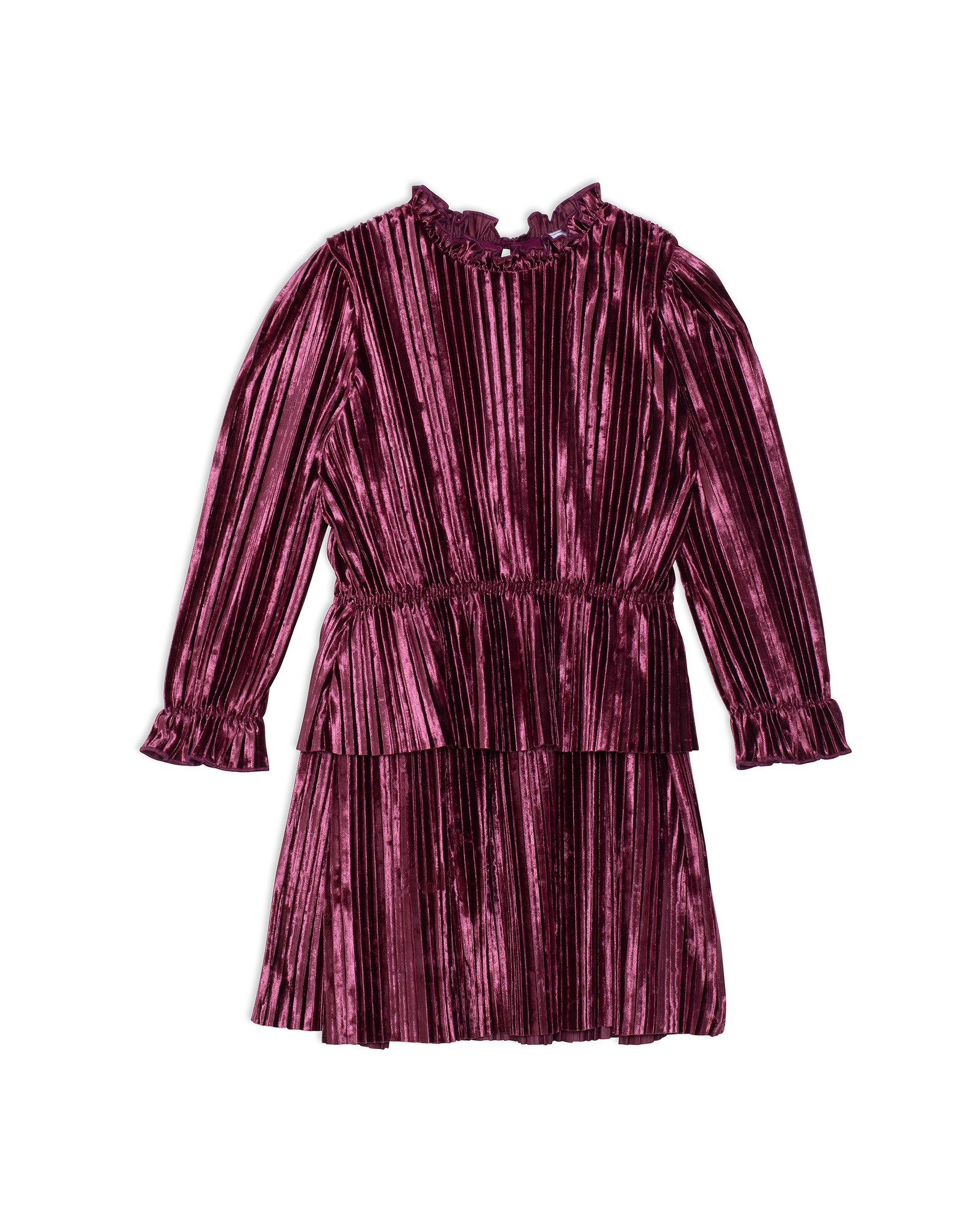 Deux Par Deux Crushed Violet Crinkle Dress