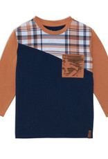 Deux Par Deux Black Iris Long Sleeve w/Pocket