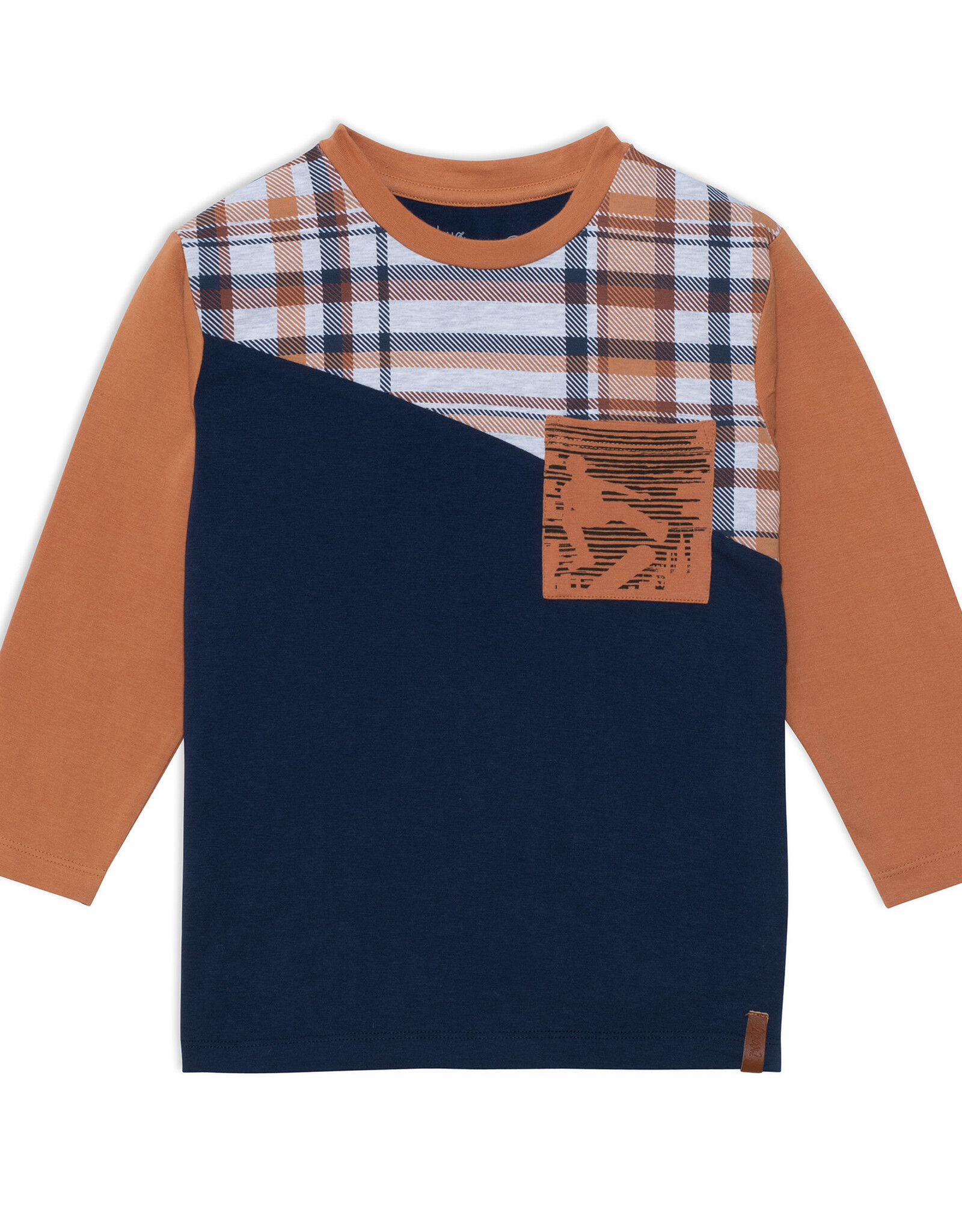 Deux Par Deux Black Iris Long Sleeve w/Pocket