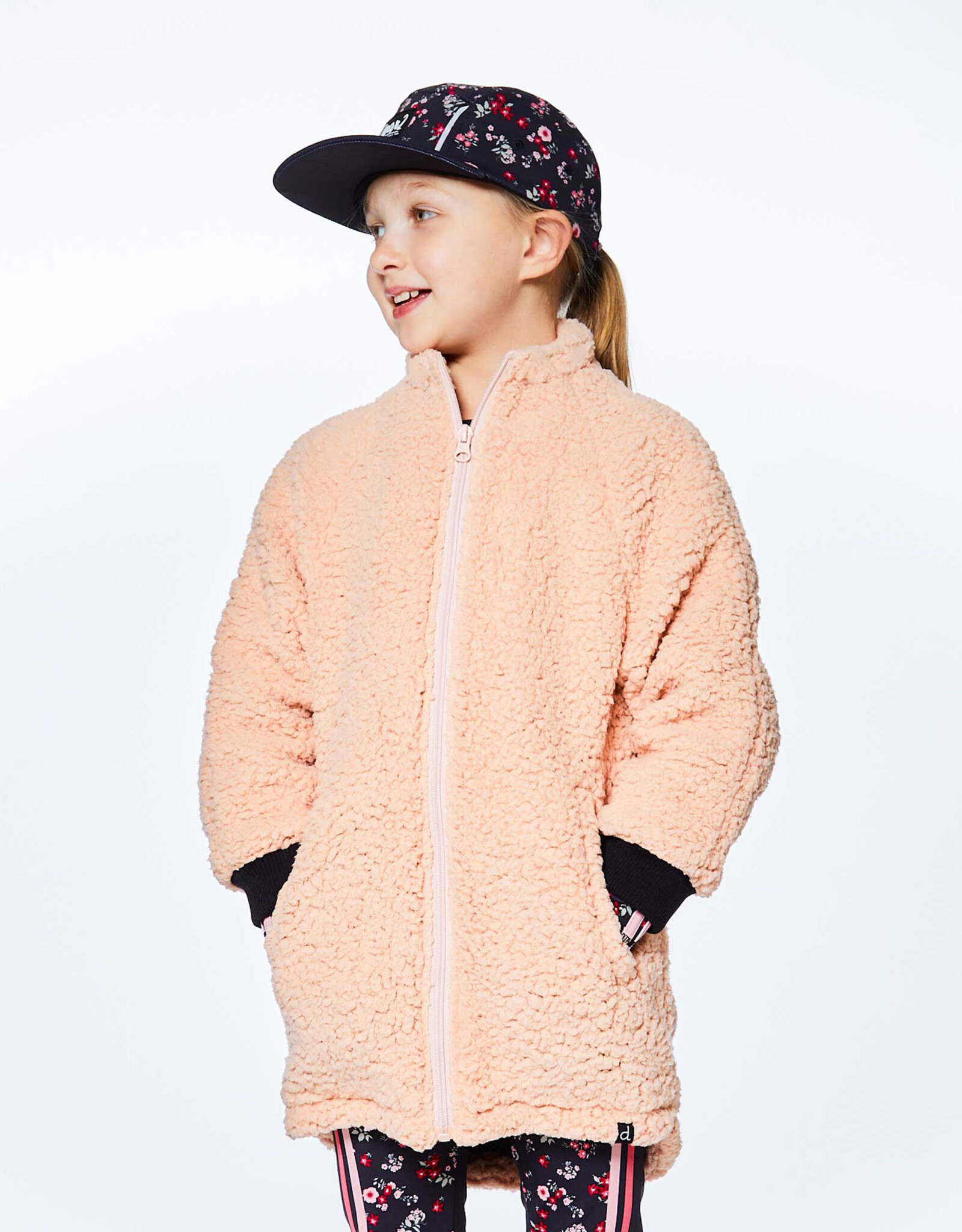 Deux Par Deux Evening Sand 3/4 Length Sherpa