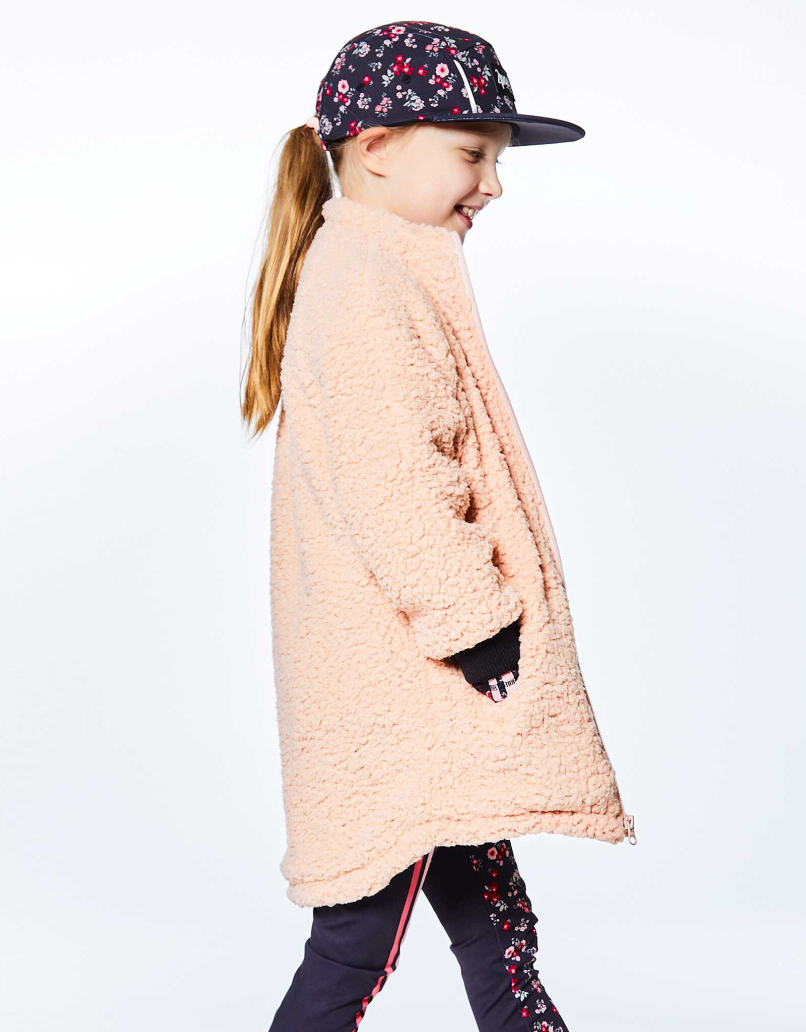 Deux Par Deux Evening Sand 3/4 Length Sherpa