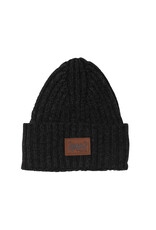 Deux Par Deux Anthracite Knit Hat