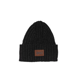 Deux Par Deux Anthracite Knit Hat
