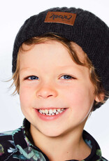 Deux Par Deux Anthracite Knit Hat