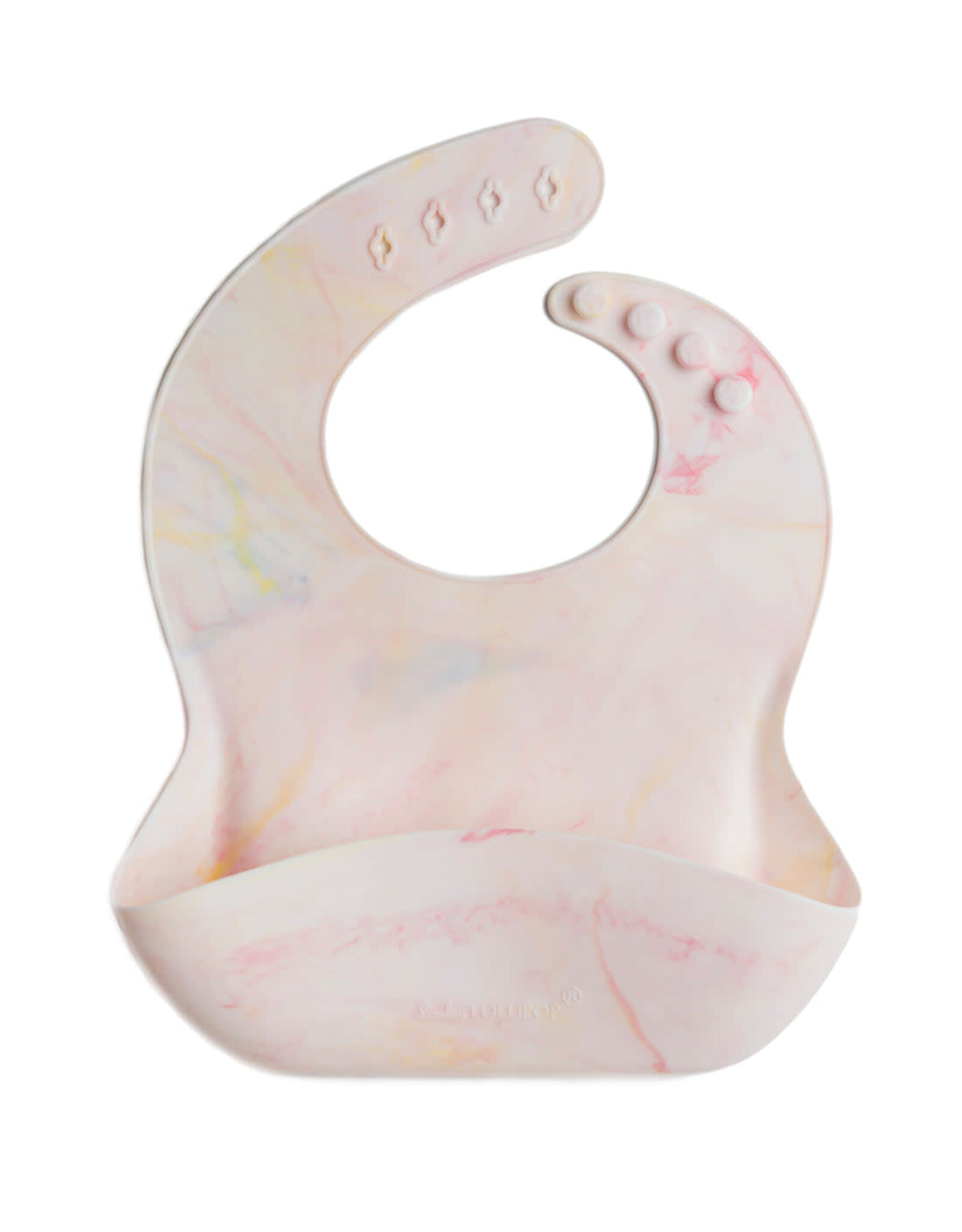 Loulou Lollipop Silicone Bib - Rainbow Tie Dye