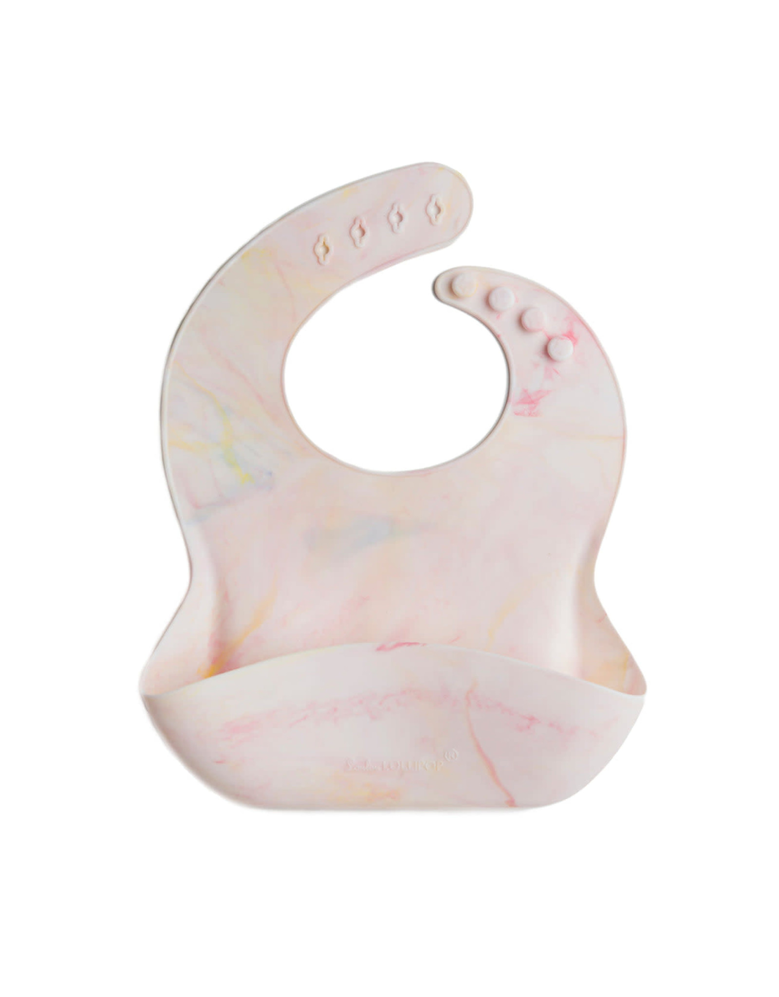 Loulou Lollipop Silicone Bib - Rainbow Tie Dye