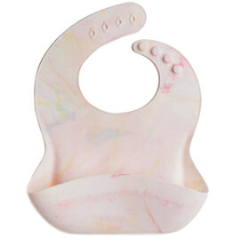 Loulou Lollipop Silicone Bib - Rainbow Tie Dye