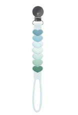 Loulou Lollipop Beadless Pacifier Clip - Sweetheart Blue