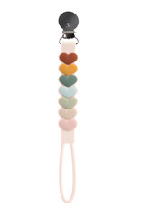 Loulou Lollipop Beadless Pacifier Clip - Sweetheart Multi
