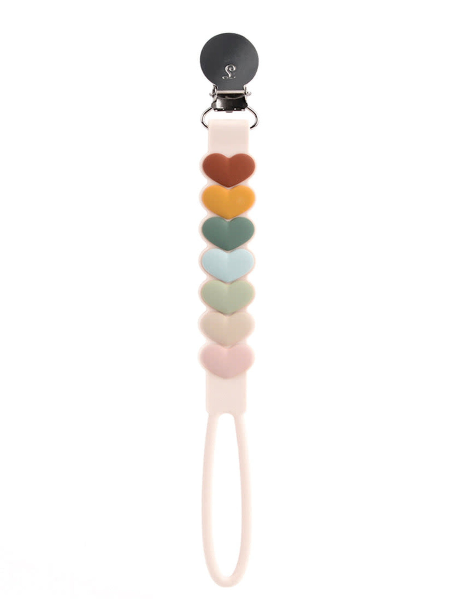 Loulou Lollipop Beadless Pacifier Clip - Sweetheart Multi