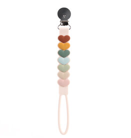 Loulou Lollipop Beadless Pacifier Clip - Sweetheart Multi