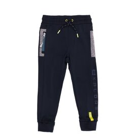 Noruk Navy Athletic Pants with Tie Waist