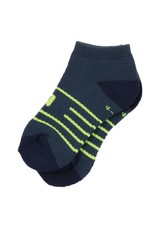 Noruk Navy Turquoise Athletic Sock
