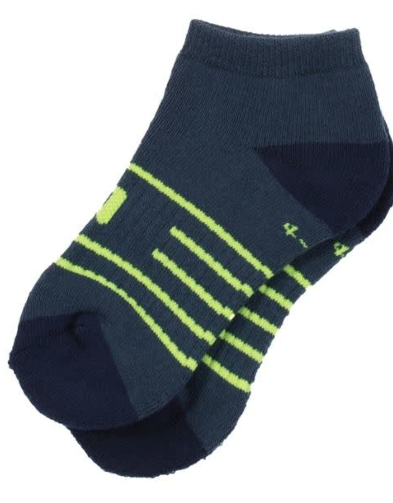Noruk Navy Turquoise Athletic Sock