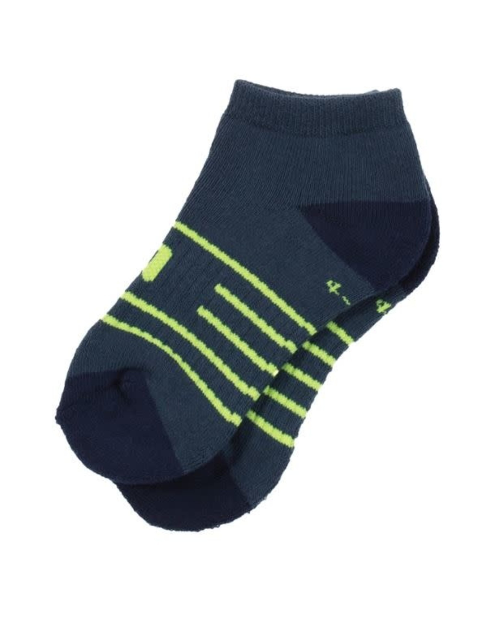 Noruk Navy Turquoise Athletic Sock