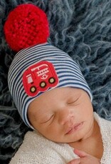 ilybean Nursery Beanie - Firetruck Pom Pom