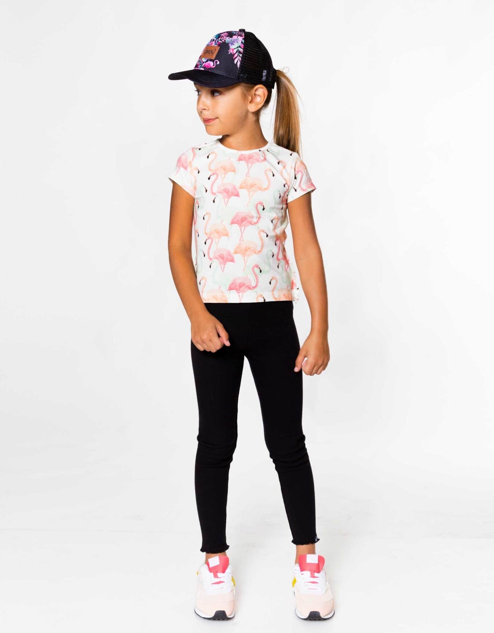 Deux Par Deux Anthracite Waffled Legging