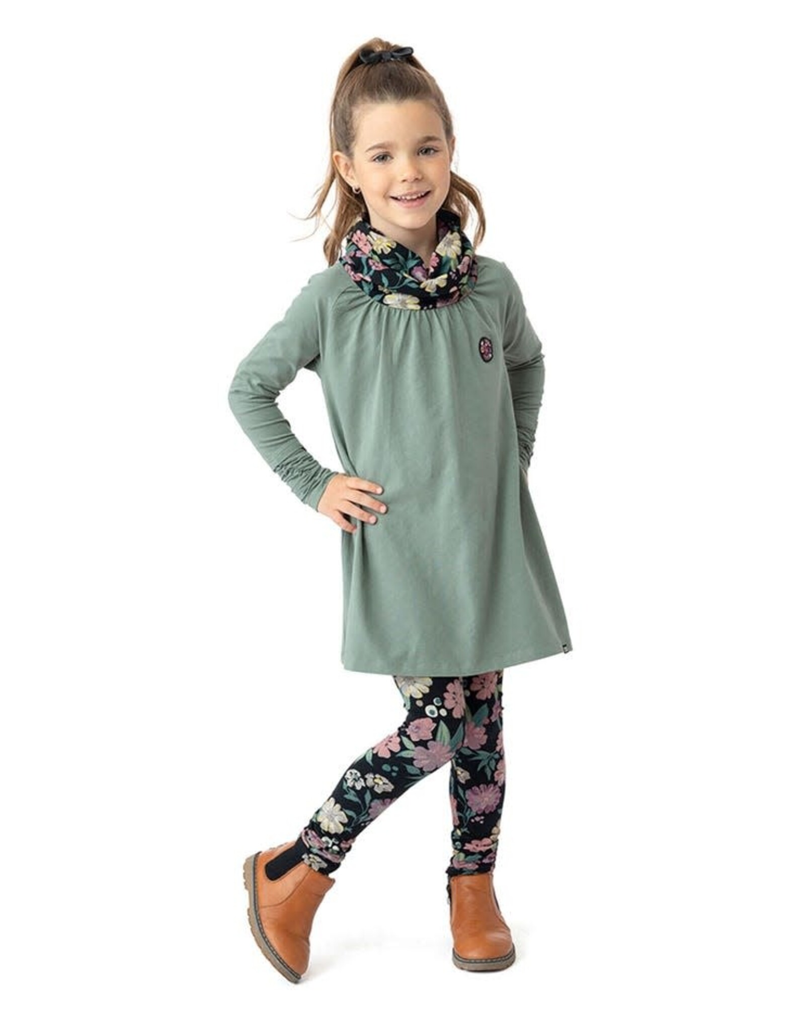 Noruk Poem Scarf Tunic Top