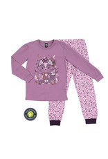 Noruk Purple Fox Pajama Set