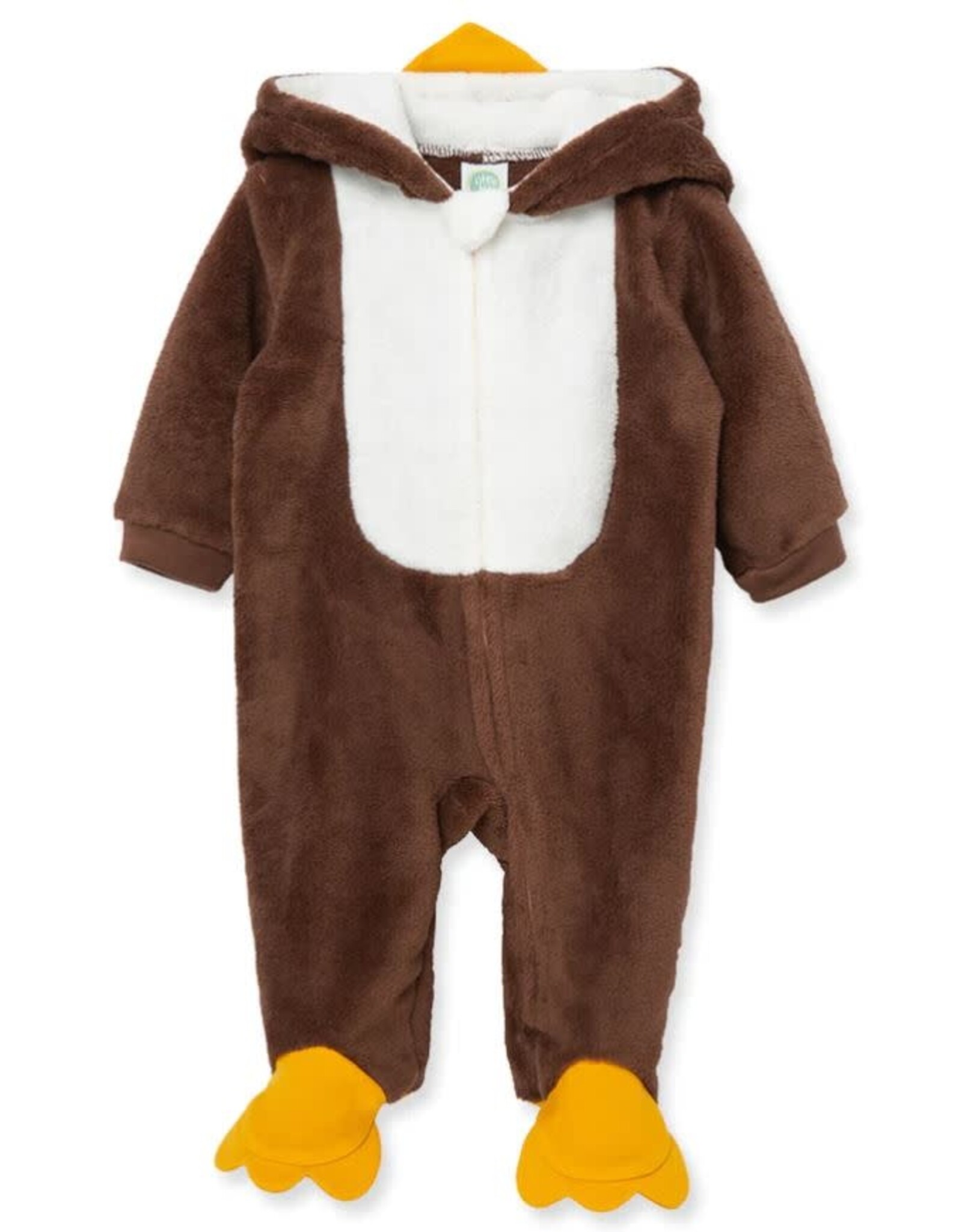 Little Me Turkey Fleece Footed One-Piece