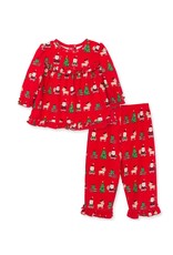 Little Me Girls Christmas Pajama Set