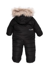 Noruk Black Snowsuit with Faux Fur Hood (9M)