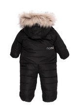 Noruk Black Snowsuit with Faux Fur Hood
