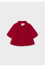 Mayoral Baby Girl Red Formal Coat