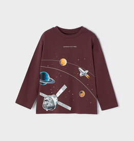 Plum Space Adventure Long Sleeve (glow in the dark)