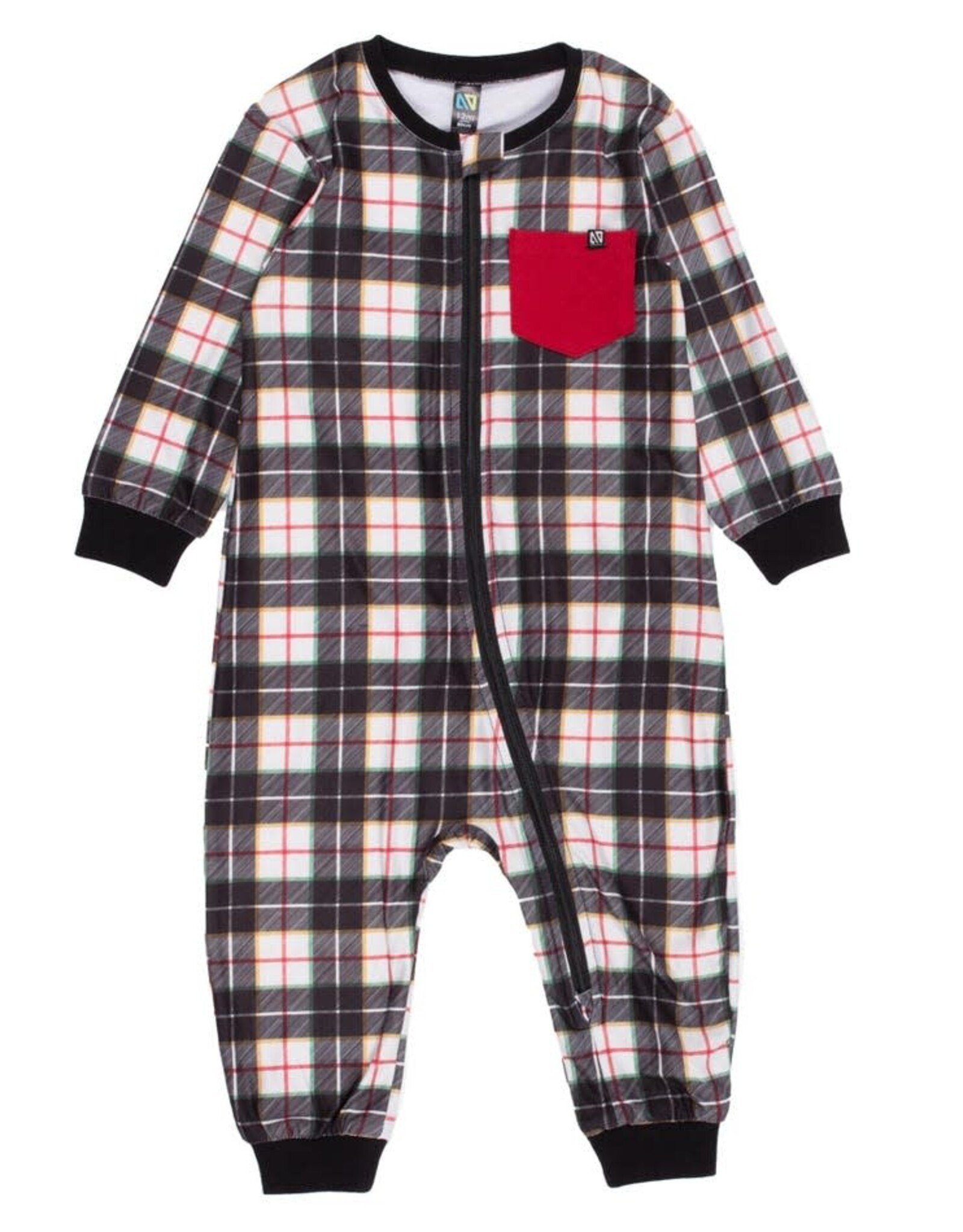Noruk Holiday Zip One Peice Pajama