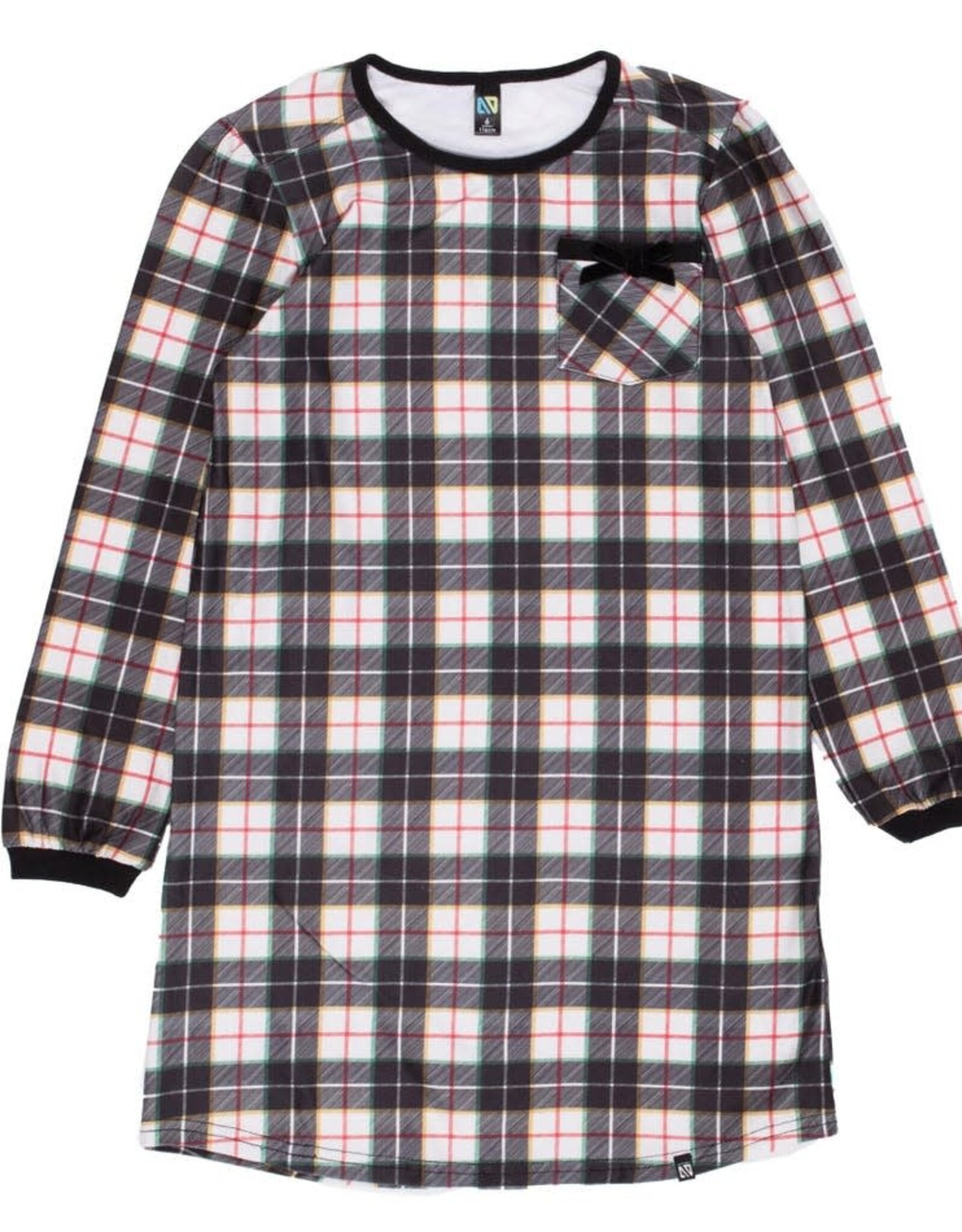 Noruk Plaid Holiday Pajama Dress