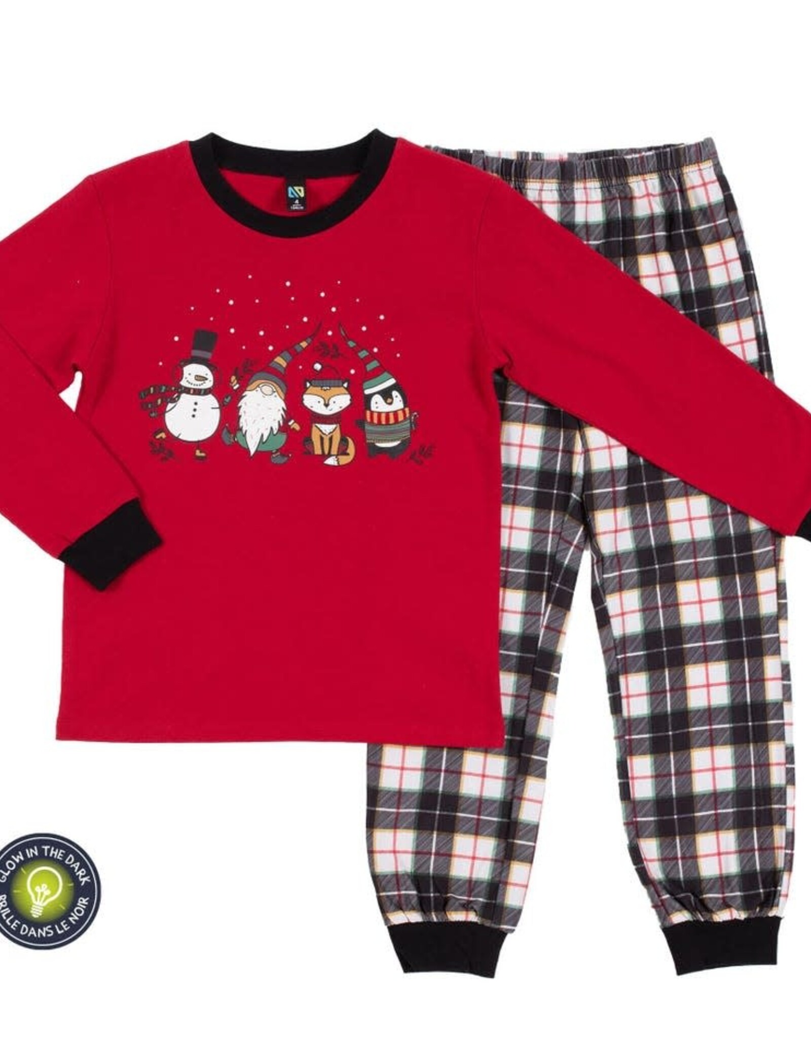 Noruk Fox Holiday Pajama Set